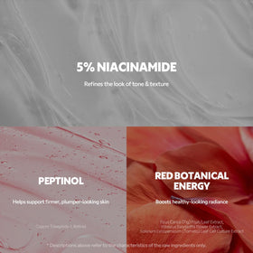 TIRTIR ingredient label detail highlighting 95% skincare content
