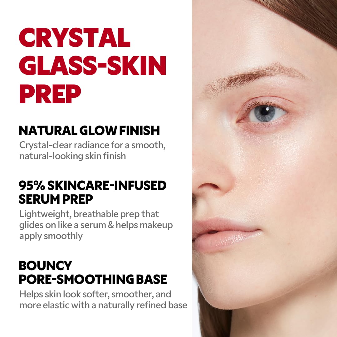 TIRTIR primer beside foundation illustrating better makeup application