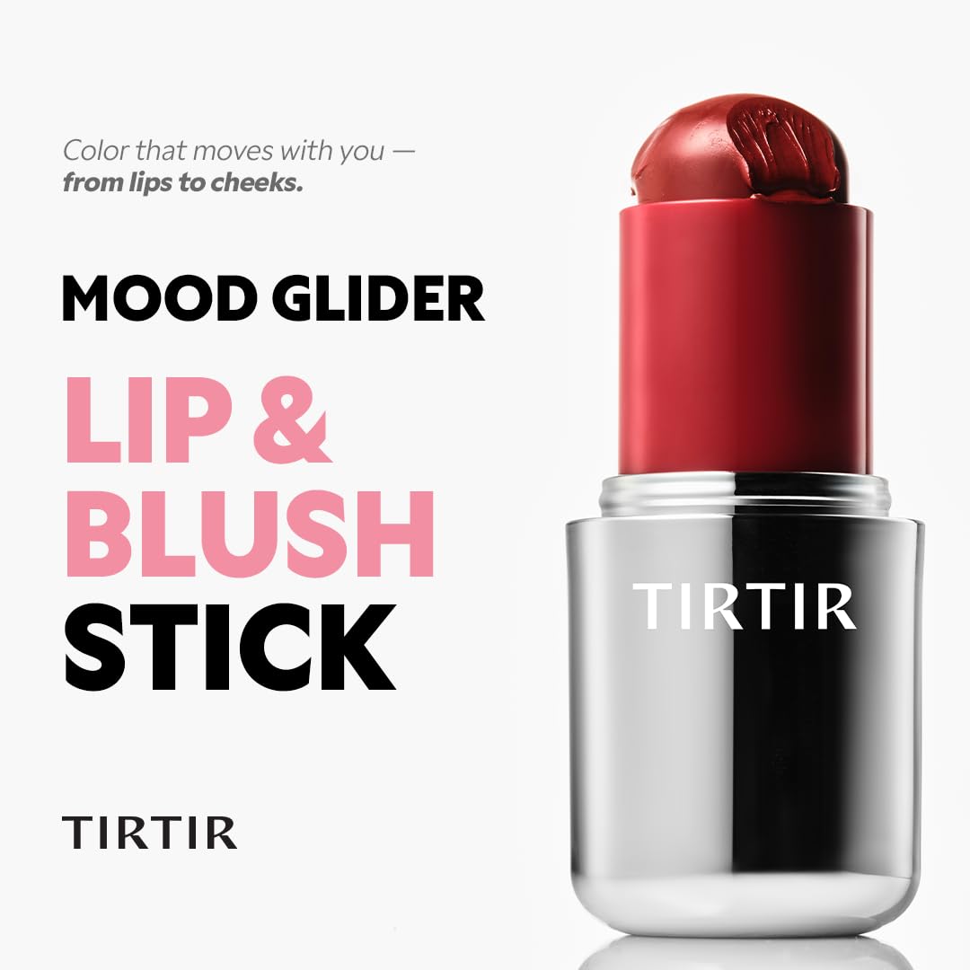 TIRTIR swatch on skin highlighting Rose Drizzle color payoff and natural finish