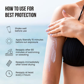 Titan Tallow water beading on skin demonstrating water resistant protection benefit