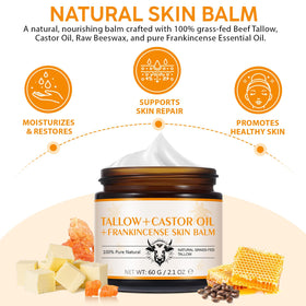 Tiuedu applying balm on hand to demonstrate easy absorption and softness