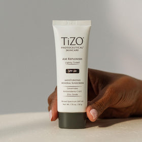 TIZO lifestyle outdoor use on face showing sun protection during activity