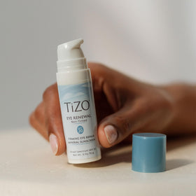 TIZO ingredient label close-up showing peptides and selenium ferment benefit