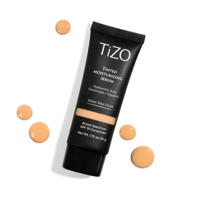 TIZO applied during morning routine demonstrating protection and subtle coverage