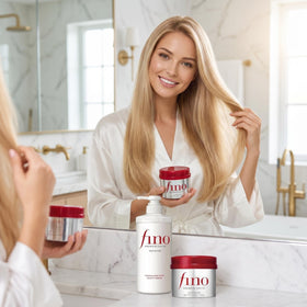 TJ SIGNATURE mask cream spread over fingers showing concentrated nourishment