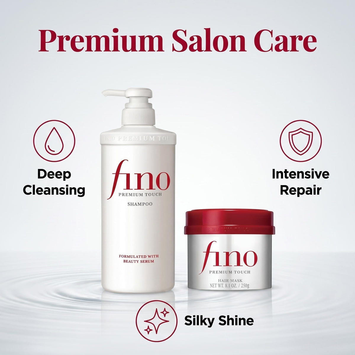 TJ SIGNATURE shampoo pump close-up highlighting easy dispensing and control