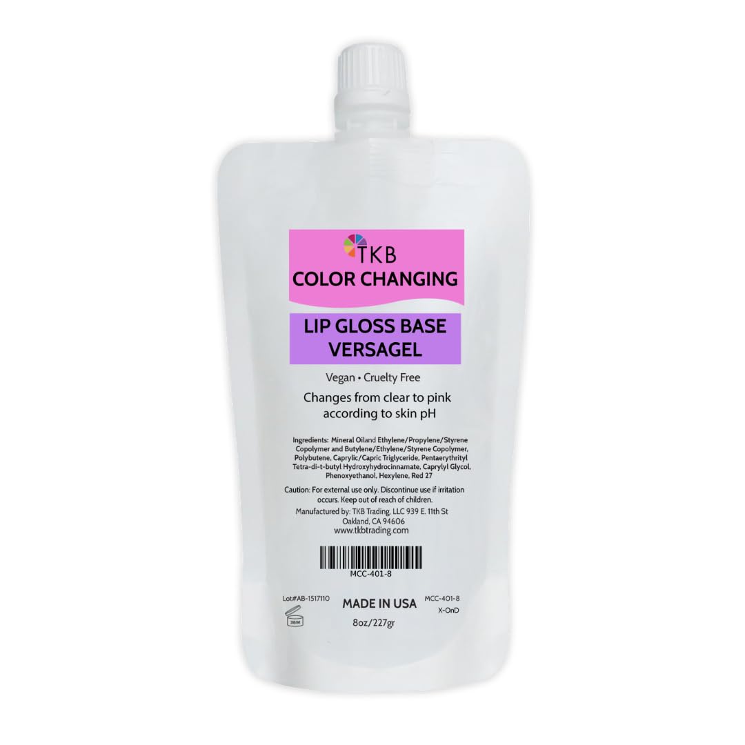 TKB Trading clear jar front packaging showing label and size, professional presentation