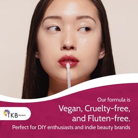 TKB Trading lips before and after application demonstrating pink color change benefit