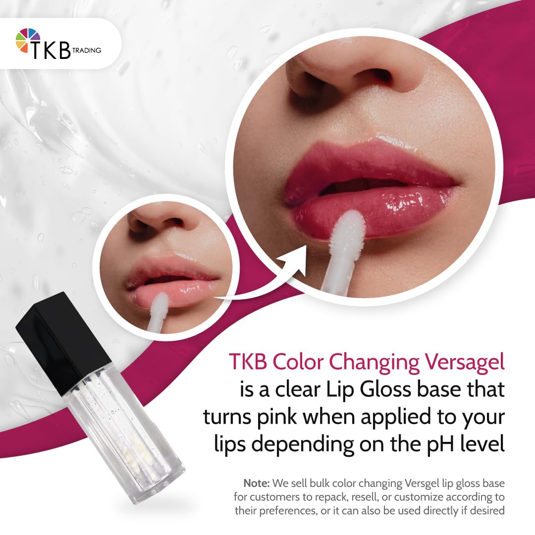 TKB Trading open jar texture close-up highlighting smooth non-sticky gloss base