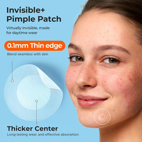 TKTK close-up of patch texture highlighting thin beveled edge benefit