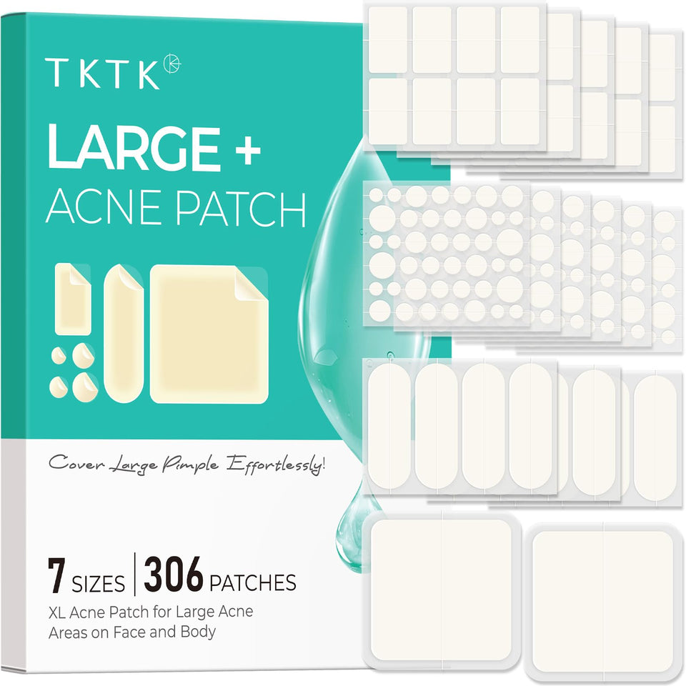 TKTK front packaging showing 306 patches and clear count benefit
