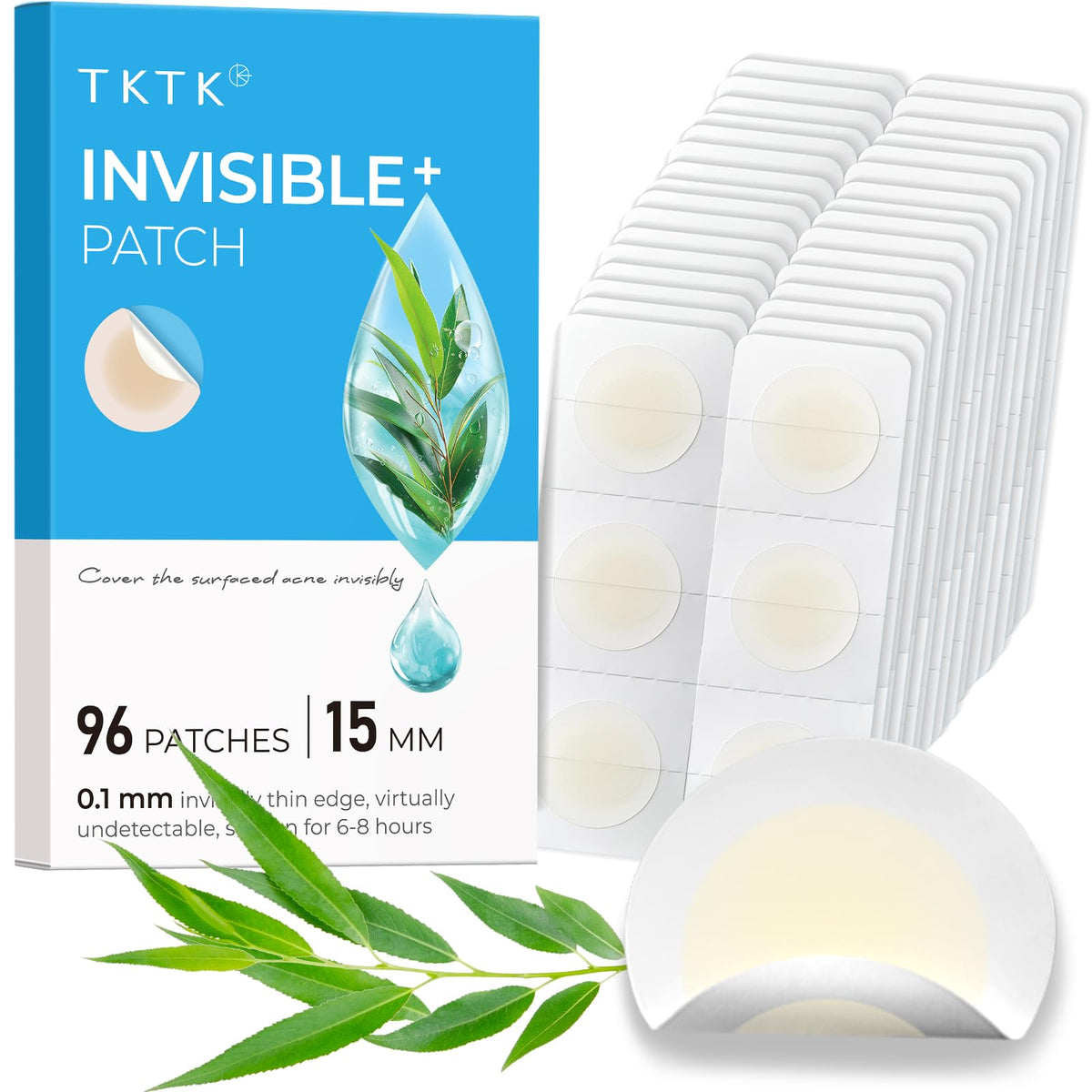 TKTK front packaging showing 96-count and product name benefit