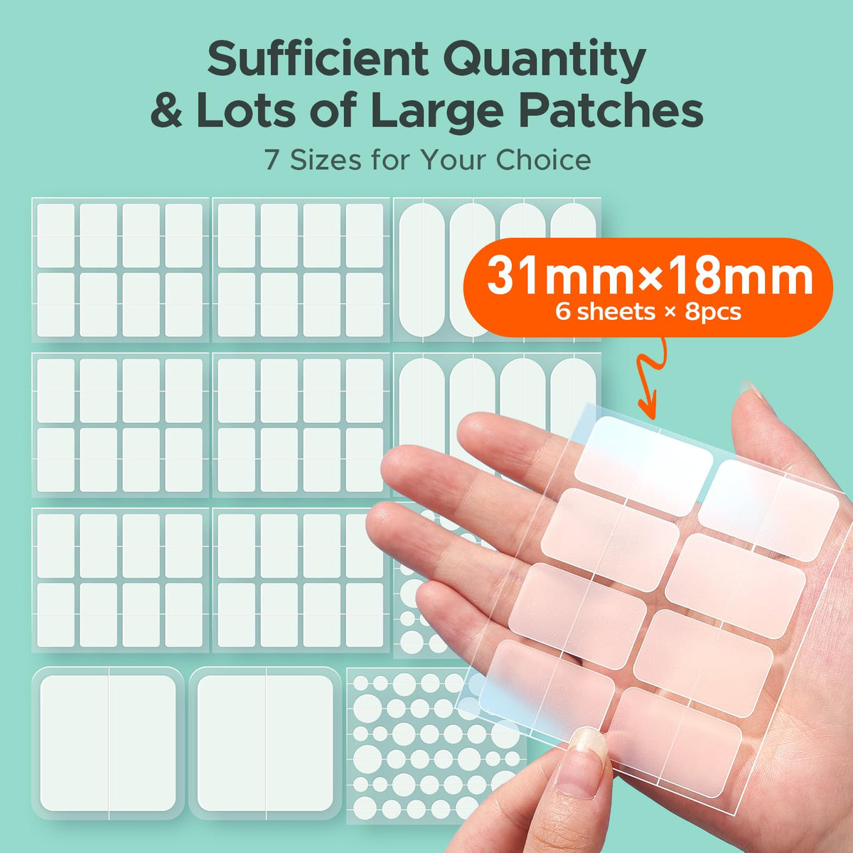 TKTK hydrocolloid pad absorbing fluid to reduce redness