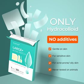 TKTK hydrocolloid texture detail showing material quality and fluid absorption