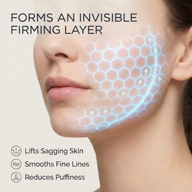 TKYT use on neck and jawline showing lifting and contouring benefit