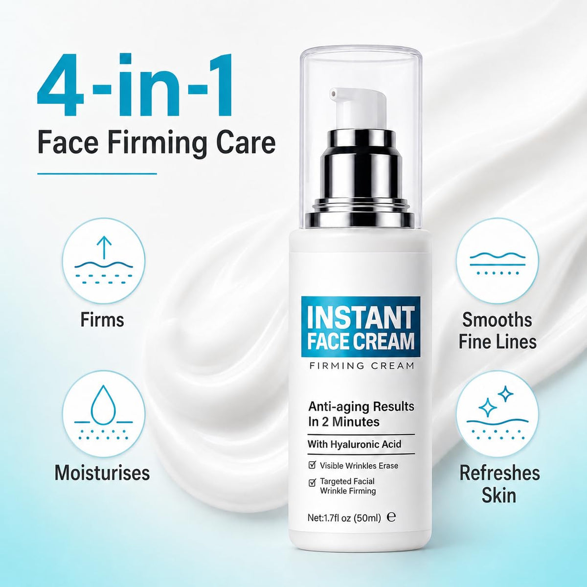 TKYT 50ml size in hand for scale and travel-friendly firming benefit