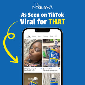 T.N. Dickinson's applied to cotton pad for quick oil and makeup removal
