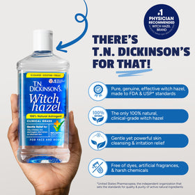 T.N. Dickinson's liquid pour demonstrating lightweight non-greasy texture