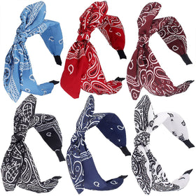 TOBATOBA front packaging showing six paisley headbands and variety