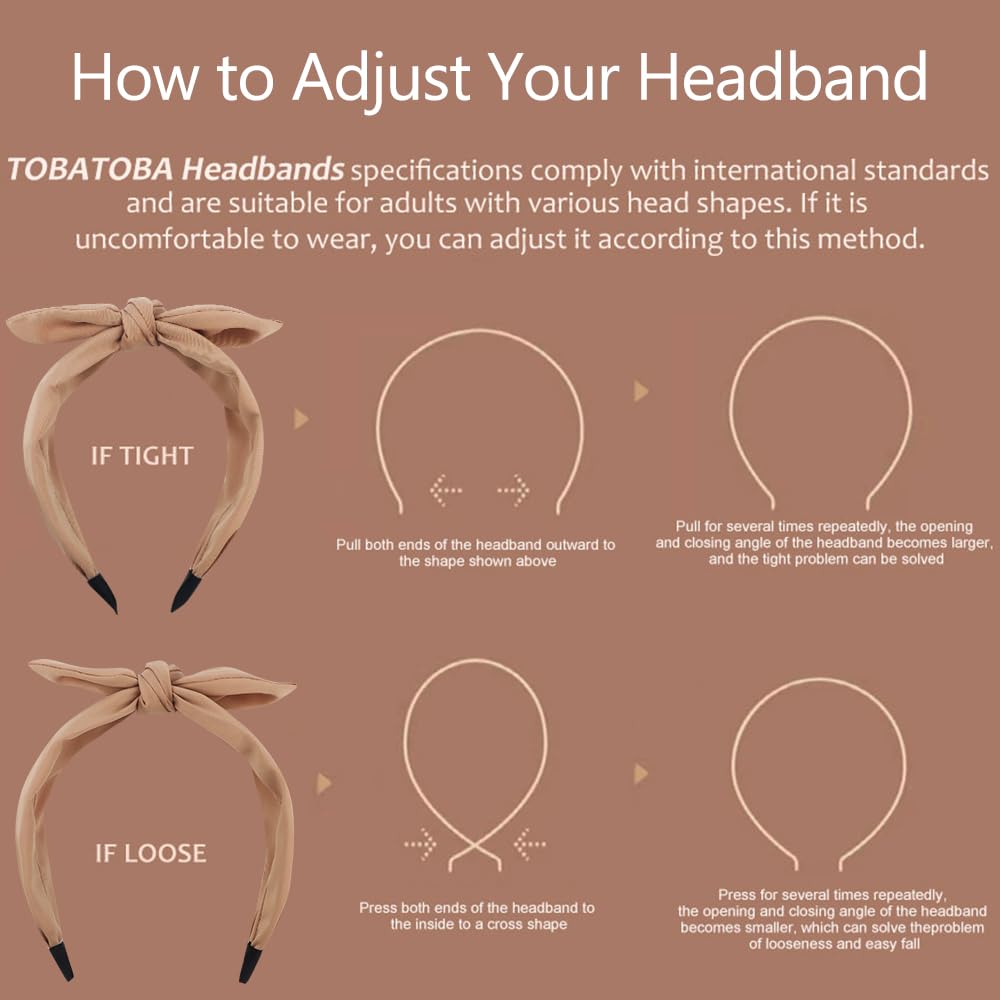 TOBATOBA headband paired with outfit demonstrating versatile styling