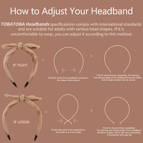 TOBATOBA headband paired with outfit demonstrating versatile styling
