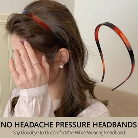TOBATOBA headband in hand for scale showing lightweight durability