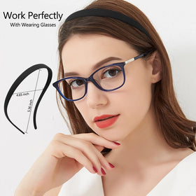 TOBATOBA side view highlighting U-shape that clears eyeglass temples for comfort