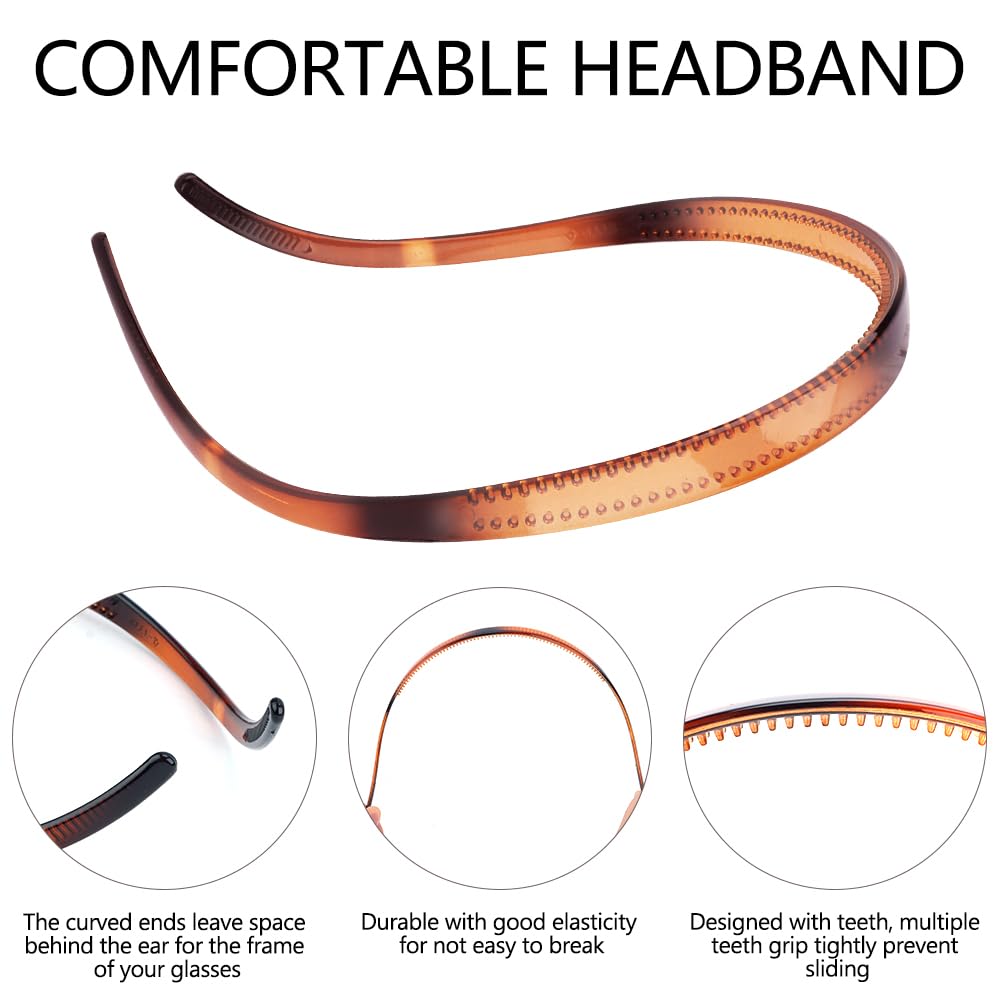 TOBATOBA headband held in hand for size comparison, flexible comfortable fit