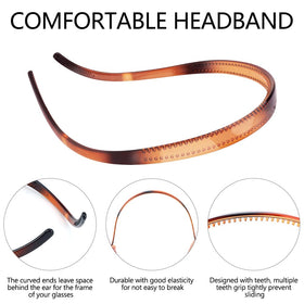 TOBATOBA headband held in hand for size comparison, flexible comfortable fit