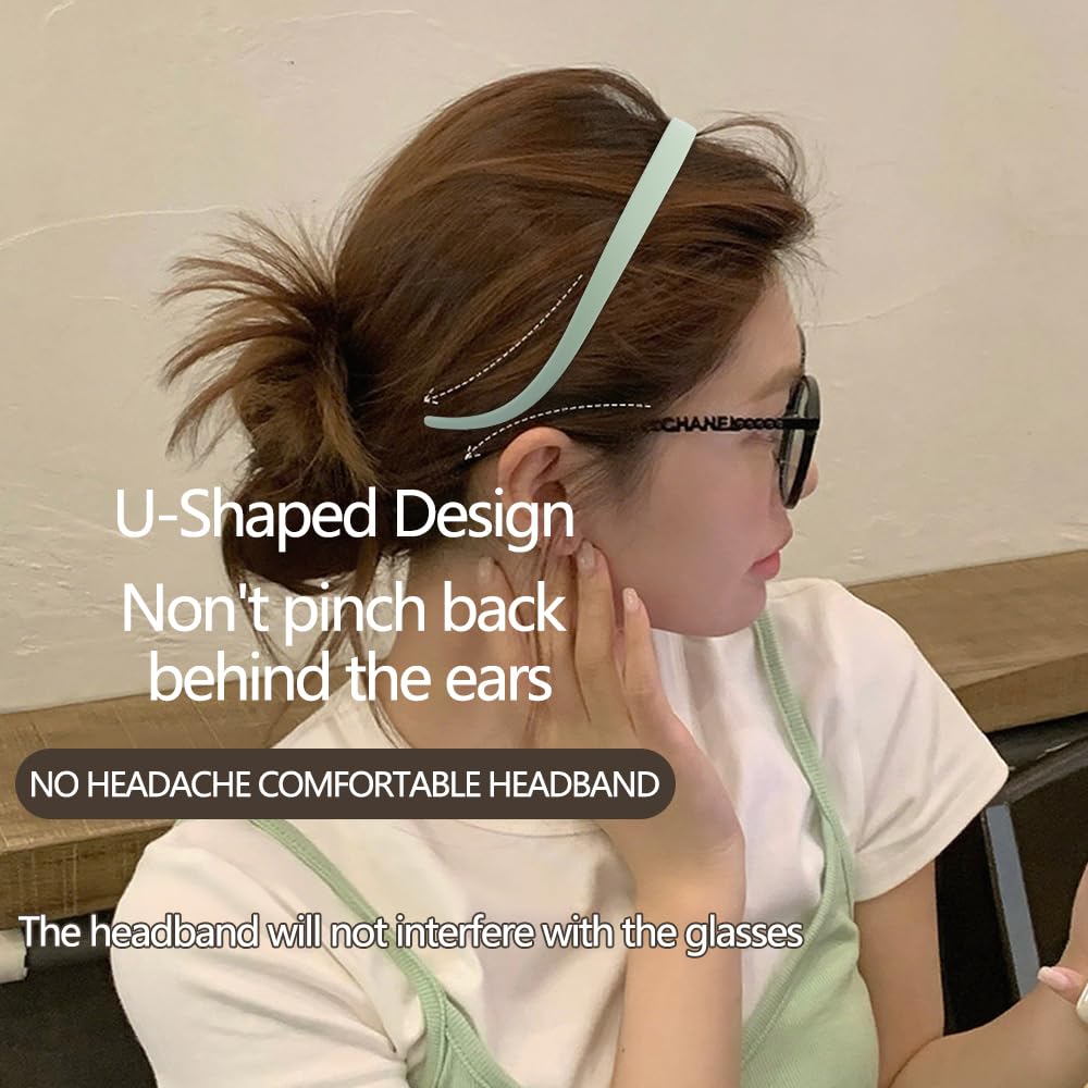 TOBATOBA closeup of U-shaped profile demonstrating glasses-friendly design and comfort