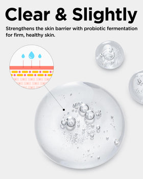 TOCOBO gel texture closeup demonstrating lightweight absorption and smooth feel