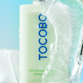 TOCOBO texture closeup with moisture drop showing multi-depth hydration benefit