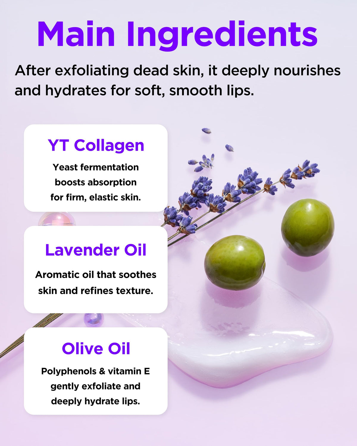 TOCOBO ingredient label closeup, emphasizes fermented collagen and peptide focus