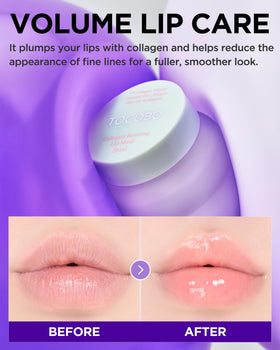 TOCOBO spatula applying lip mask, hygienic application and easy nightly use