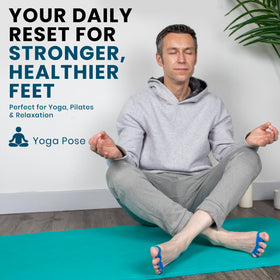 ToeSet lifestyle relaxing at home suggesting everyday comfort and recovery