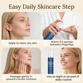 TOGOLIUN cream in a night routine setting illustrating calming evening use benefit