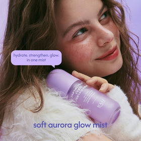 tokki on the moon ultra-fine mist spray demonstrating even, non-greasy coverage benefit