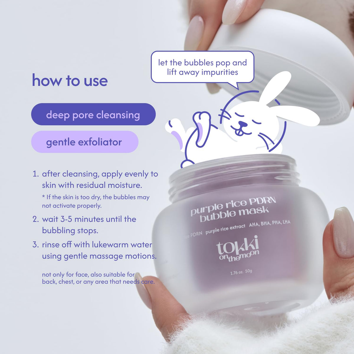 tokki on the moon displayed on bathroom shelf in lifestyle scene showing daily routine fit