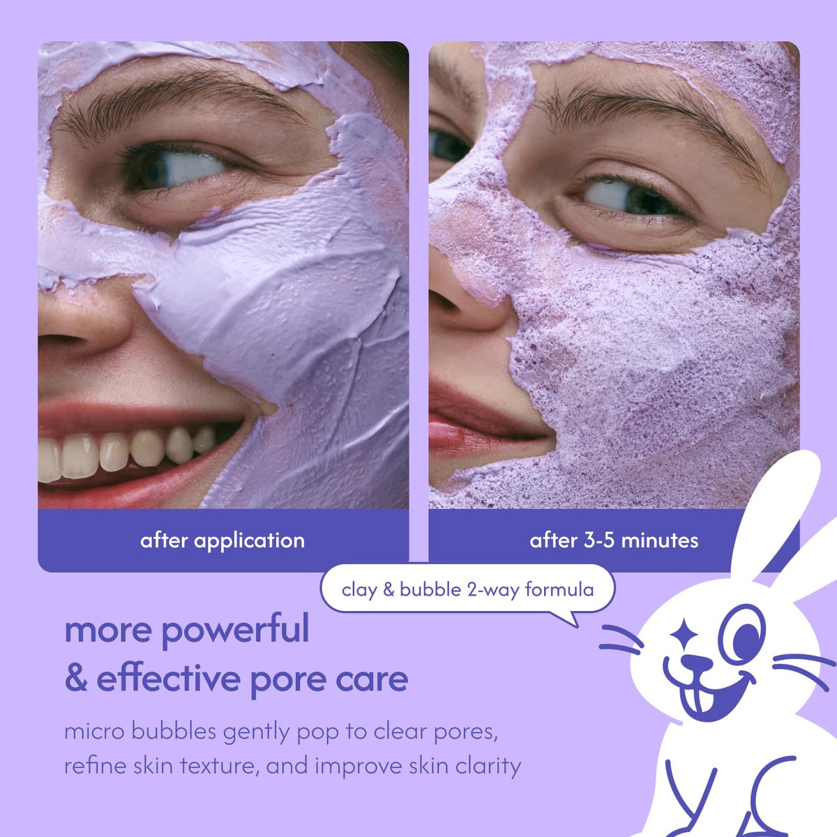 tokki on the moon mask applied on nose area illustrating targeted pore detox benefit