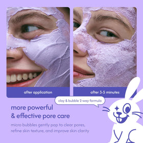tokki on the moon mask applied on nose area illustrating targeted pore detox benefit