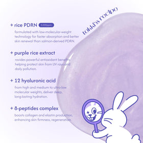 tokki on the moon bottle beside common items showing true 85ml size and portability
