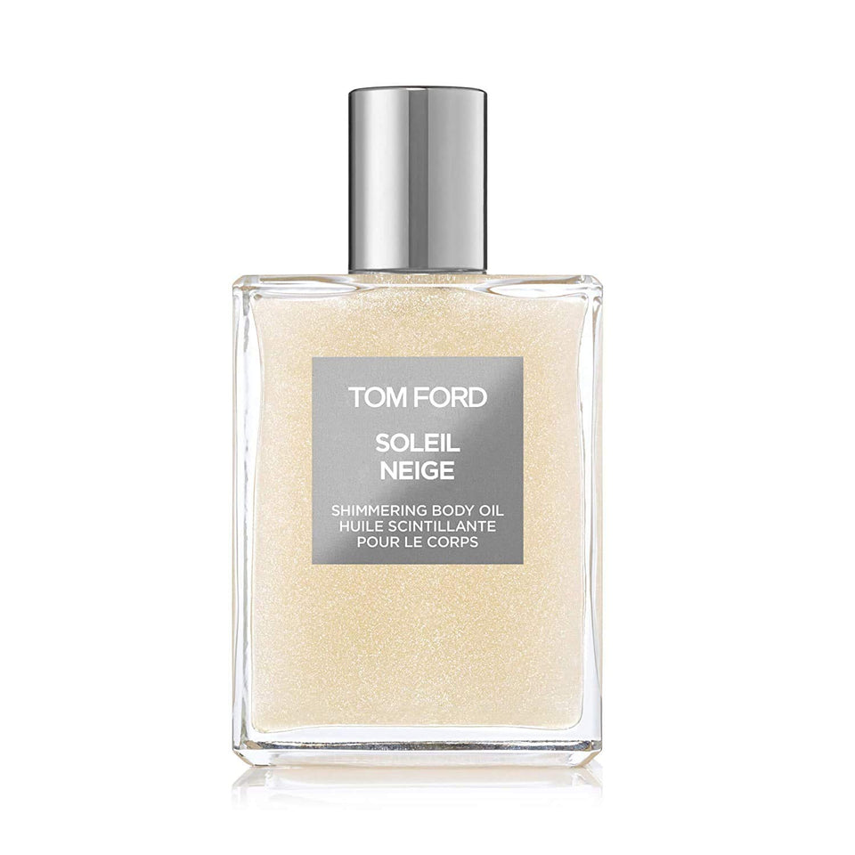 Tom Ford Soleil Neige front bottle view showing elegant packaging and size