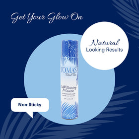 TOMAS mousse dispensed from pump highlighting lightweight texture and quick-dry