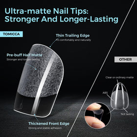 TOMICCA application demo on a hand model illustrating quick, salon-like results