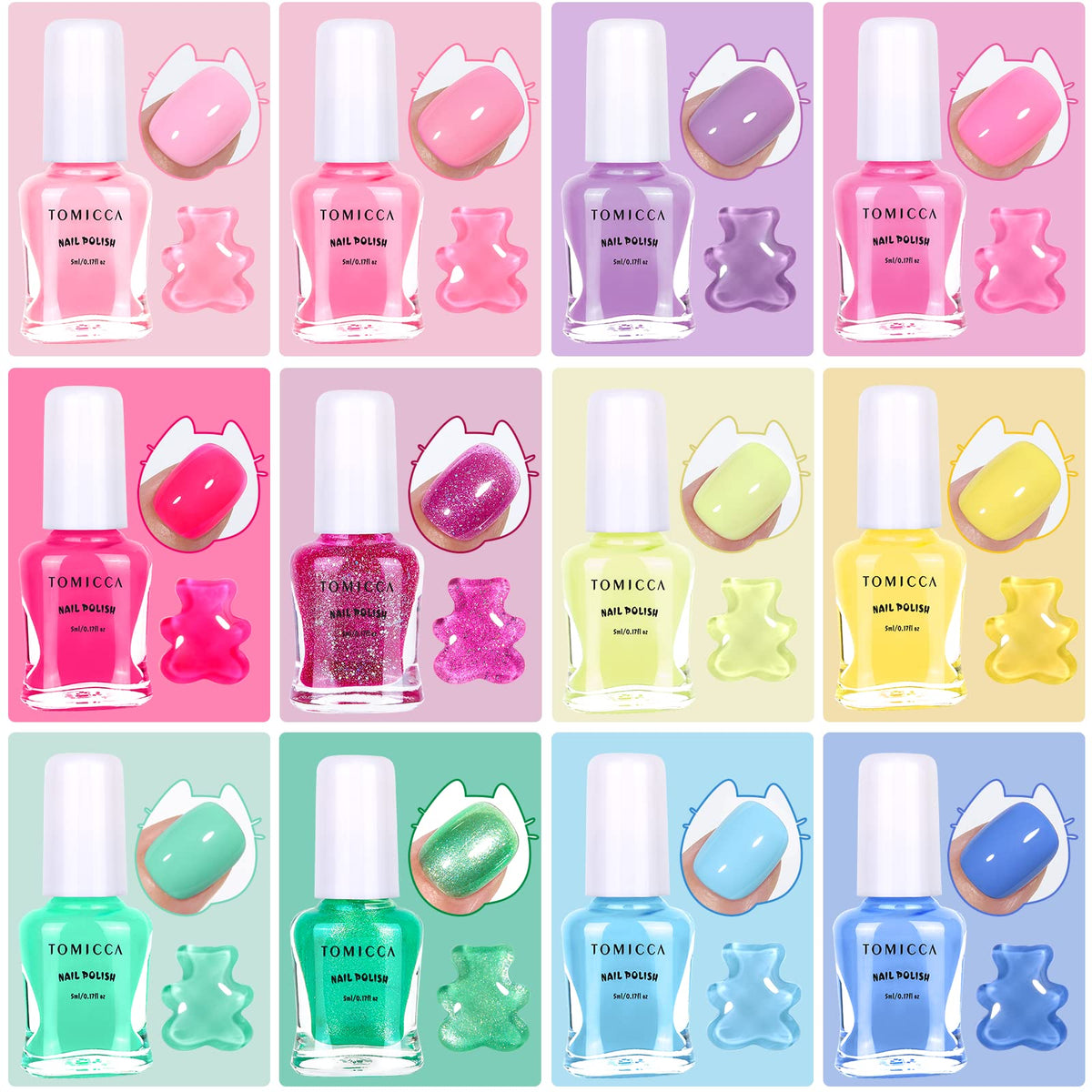 TOMICCA lifestyle birthday party scene showing fun, safe nails