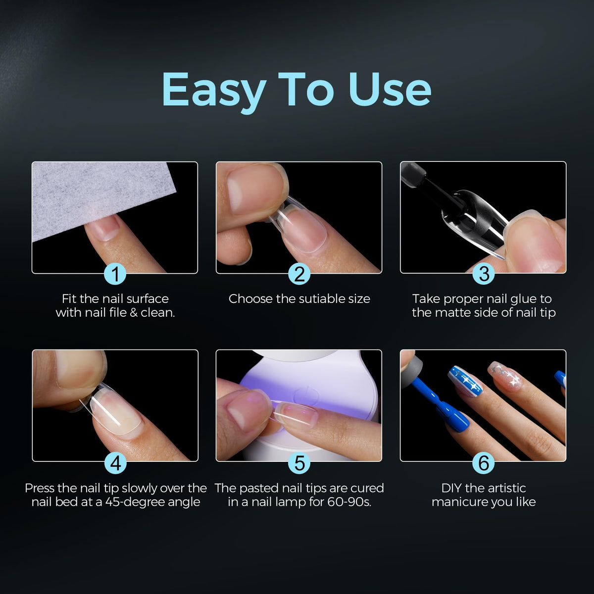 TOMICCA lifestyle desk manicure scene showing easy DIY use at home