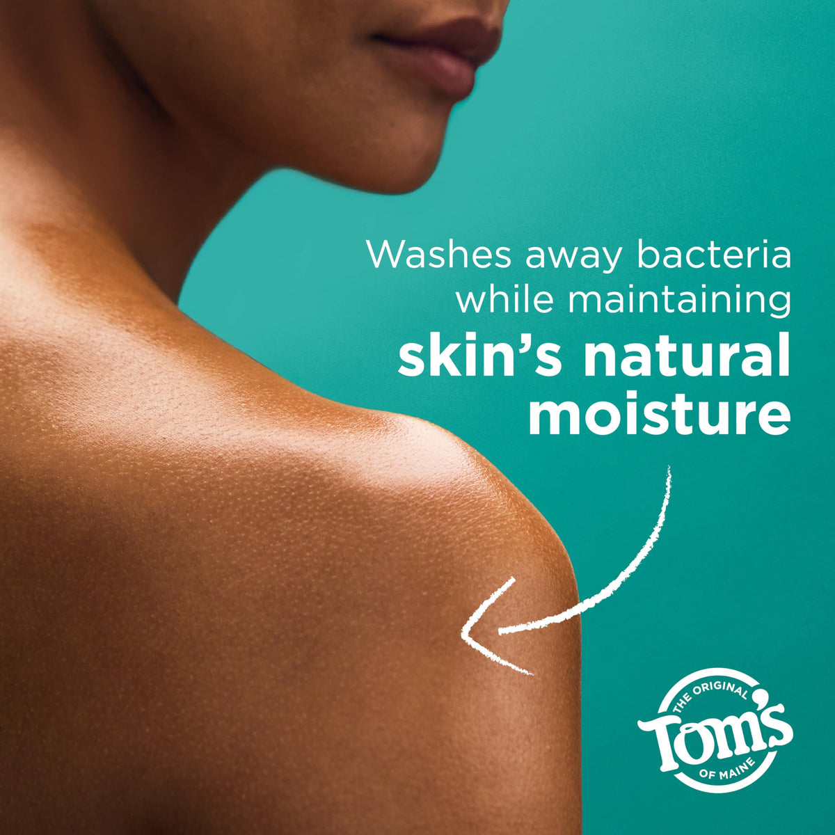 Tom's of Maine close-up of soap texture illustrating smooth lathering surface and gentle feel