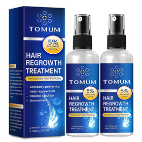 TOMUM front packaging showing 60ml spray and brand for easy identification and routine use
