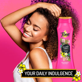 Tone bottle in hand size comparison showing 16 fl oz value and convenient grip