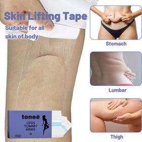 Tonee Skin next to a hand to show thinness and scale